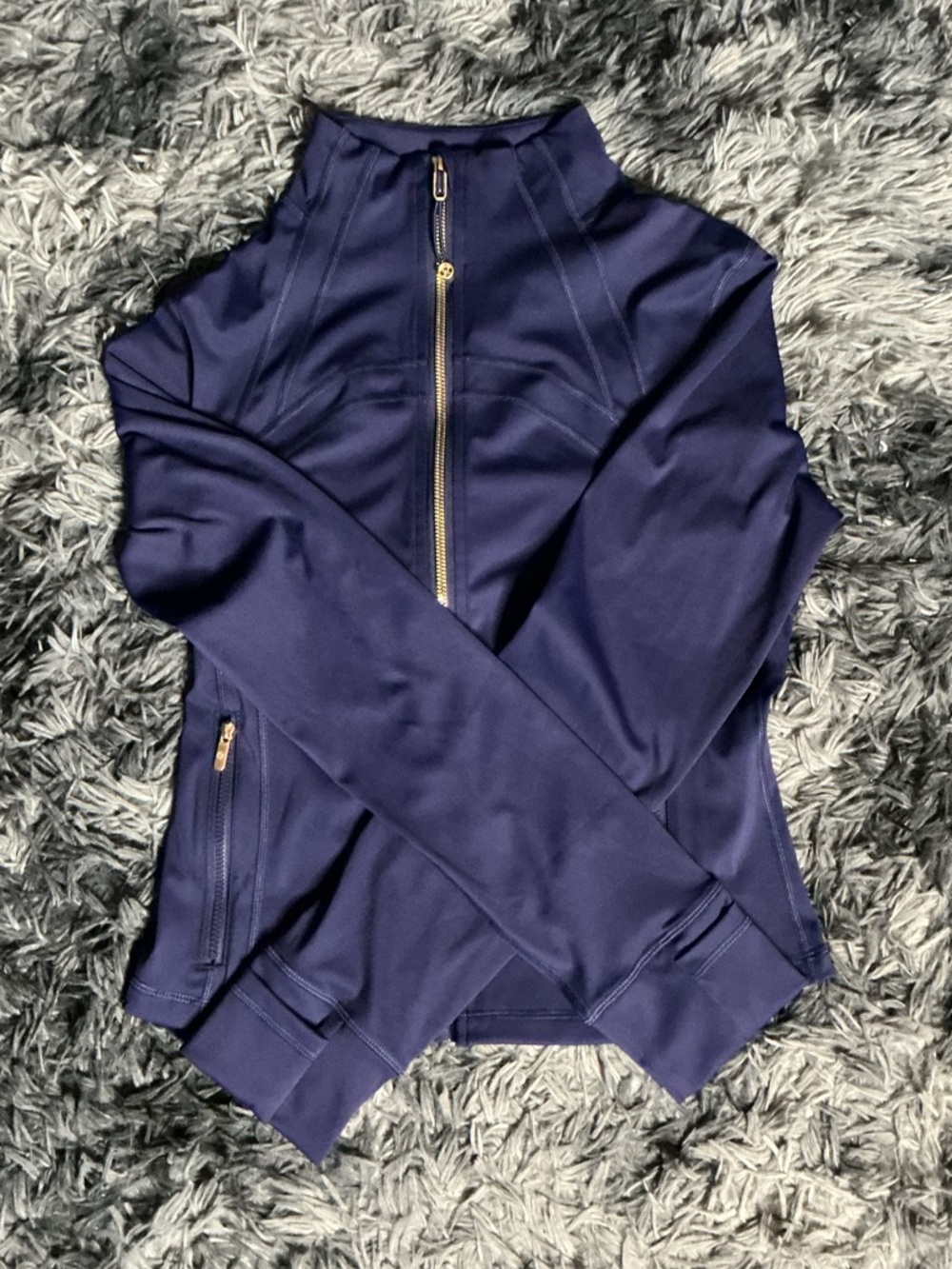 lululemon Women's Navy cropped define Jacket